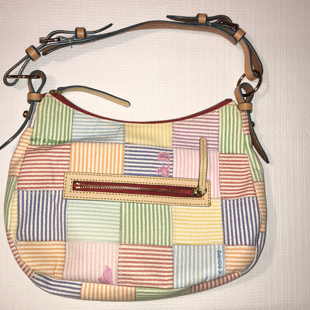 Dooney & Bourke Multicolored Patchwork Purse - image 2